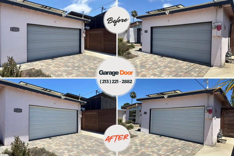 Before and after: garage door repair Fountain Hills, AZ